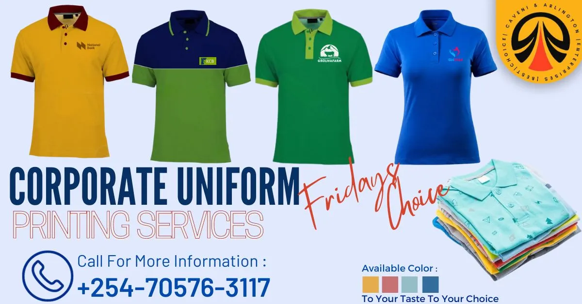 Corporate Uniform printing services