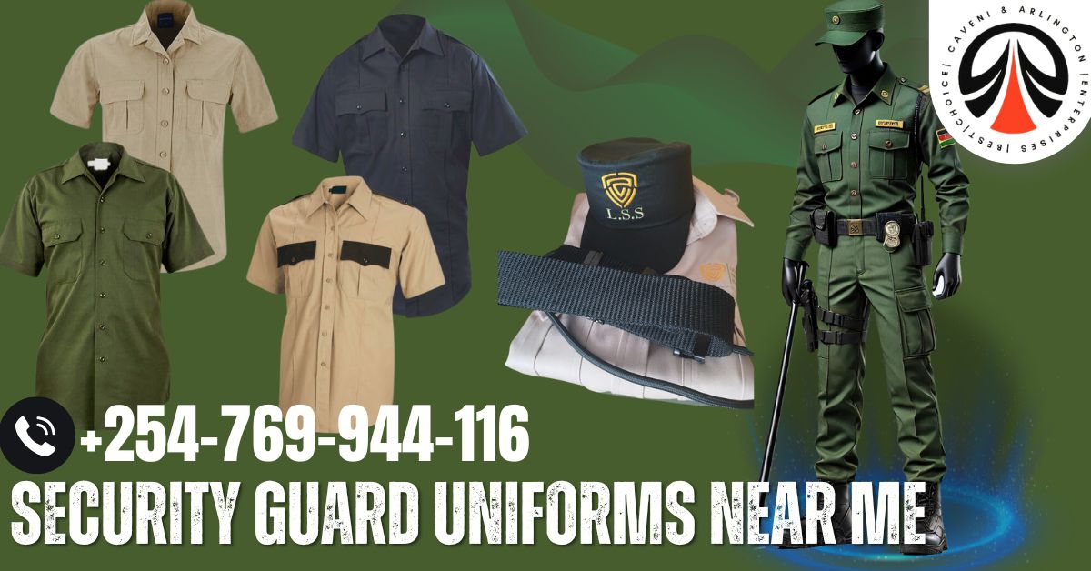 Security Guard Uniforms Near Me +254 769 944116