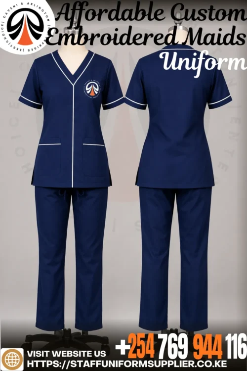 Affordable Custom Embroidered Maids Uniform Affordable Custom Embroidered Maids Uniform