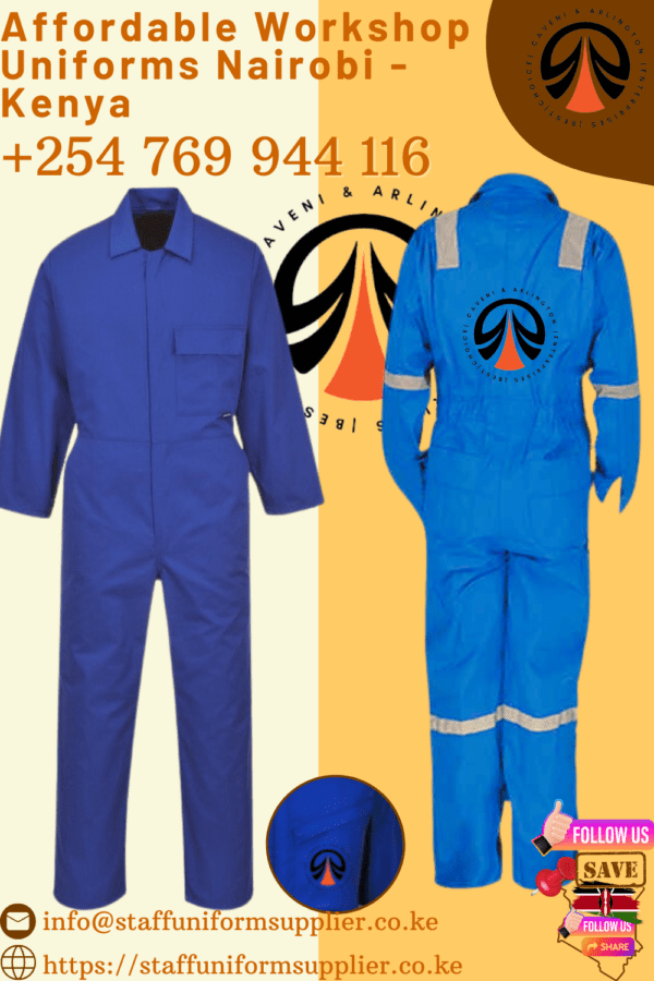 Affordable Workshop Uniforms Nairobi - Kenya +254-769-944-116