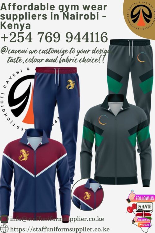 Affordable gym wear suppliers in Nairobi Kenya +254-769-944-116