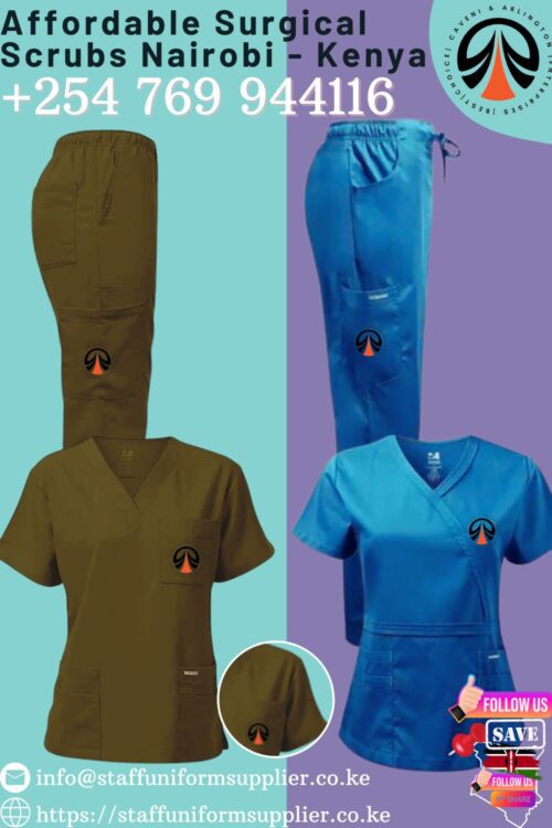 Affordable surgical scrubs Nairobi Kenya +254-769-944-116