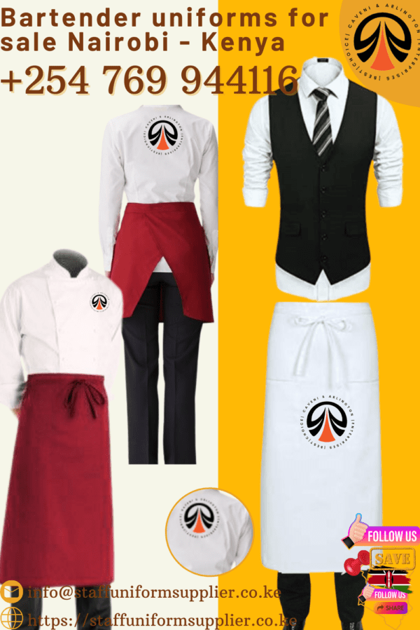 Bartender Uniform For Sale Nairobi - Kenya +254-769-944-116
