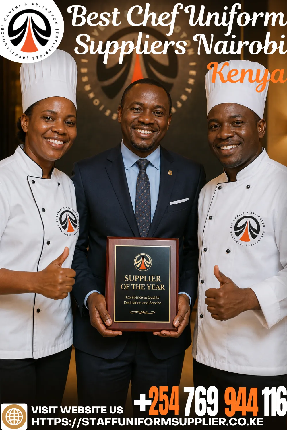 Best Chef Uniform Suppliers Nairobi Kenya +254-769-944-116