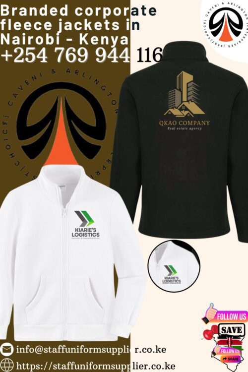 Branded Corporate Fleece Jackets Nairobi - Kenya +254-769-944-116