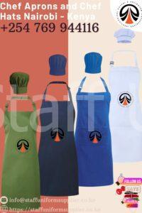 Chef Aprons and Chef Hats Nairobi Kenya +254-769-944-116