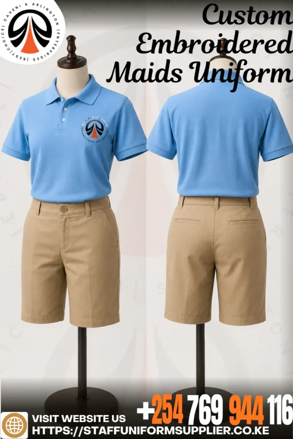 Custom Embroidered Maids Uniform Custom Embroidered Maids Uniform
