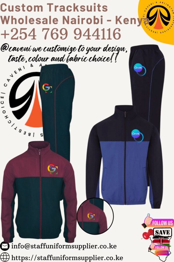 Custom Tracksuits Wholesale Nairobi Kenya +254-769-944-116