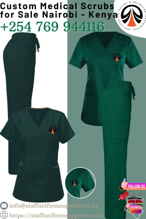 Custom medical scrubs for sale Nairobi Kenya +254-769-944-116