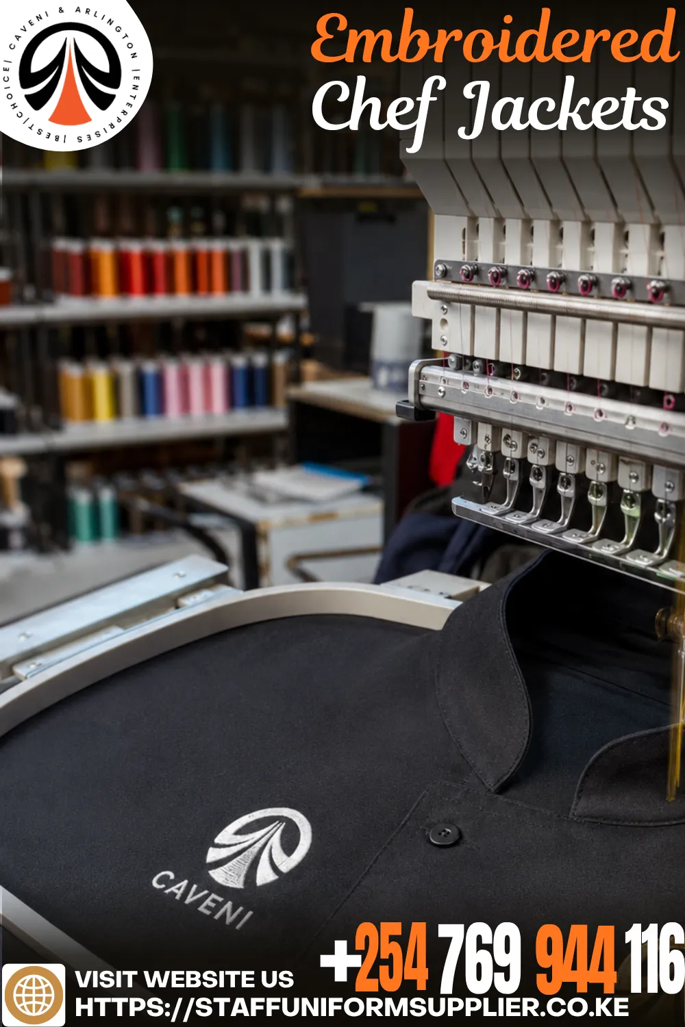 Embroidered Chef Jackets