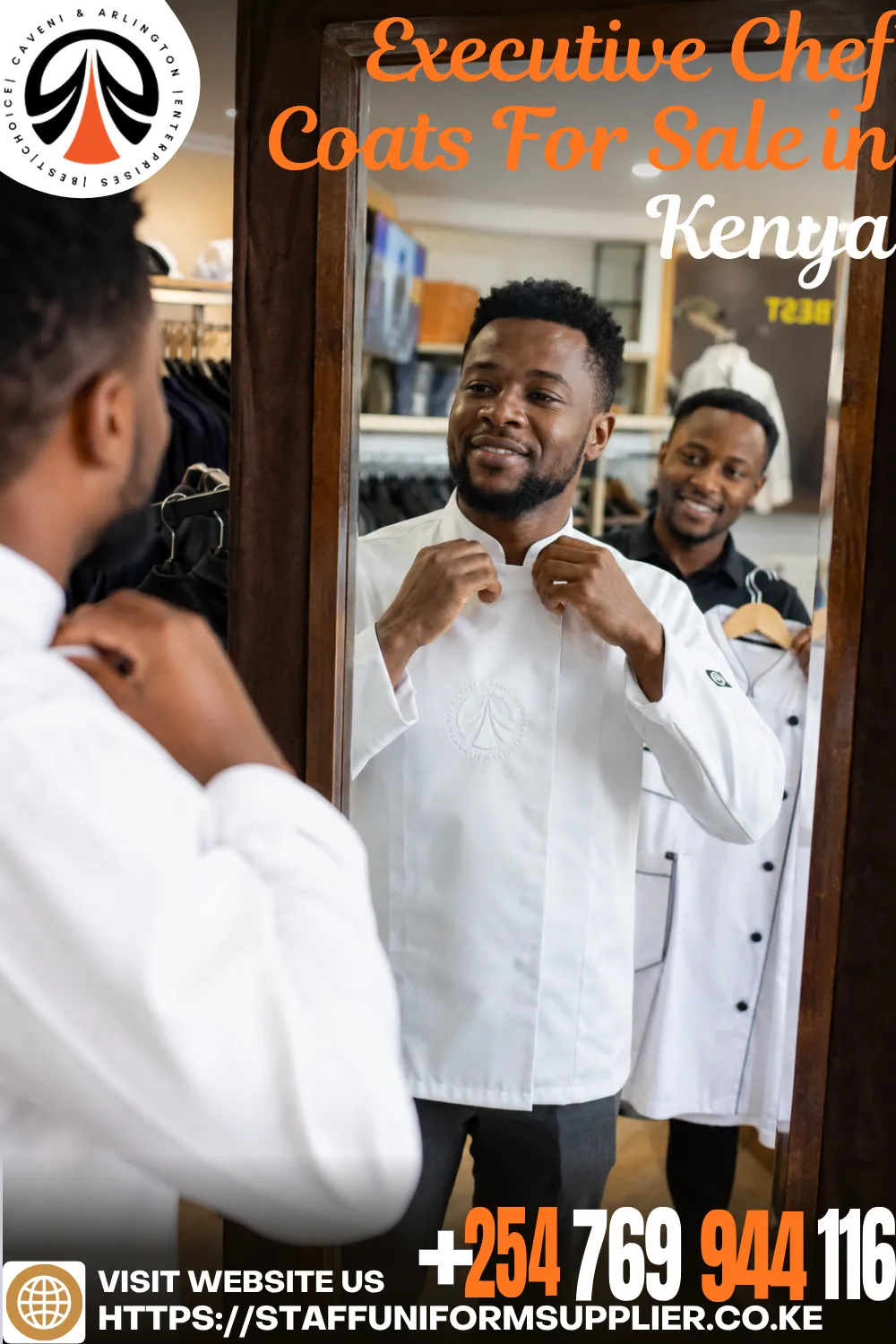 Executive Chef Coats For Sale in Kenya