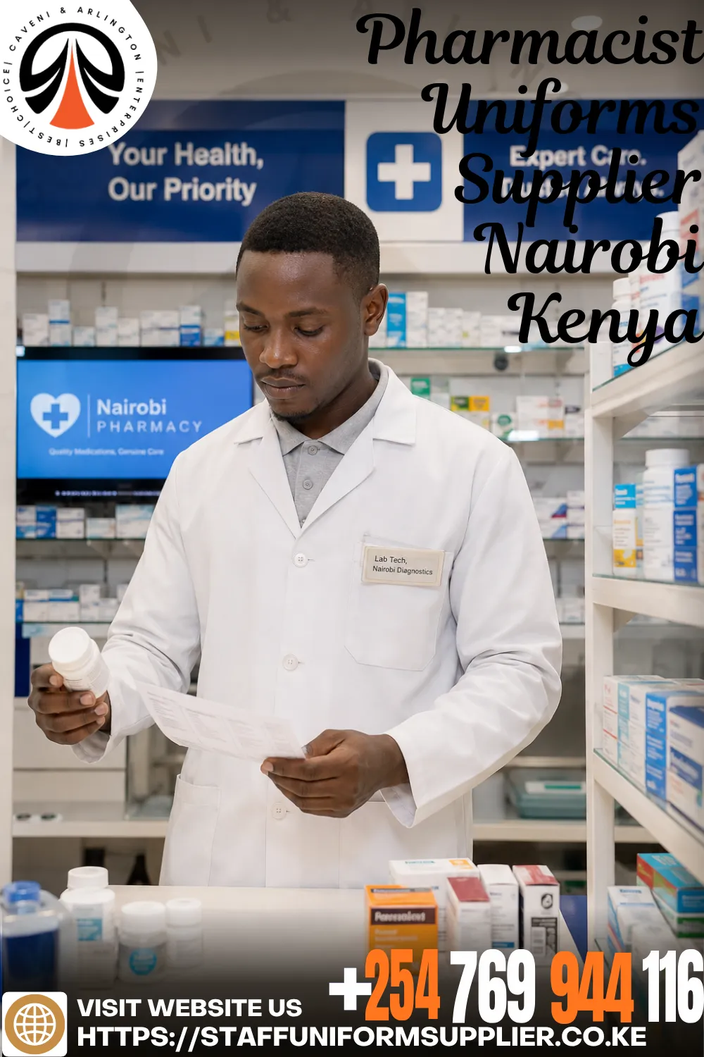 Pharmacist Uniforms Sales Nairobi Kenya