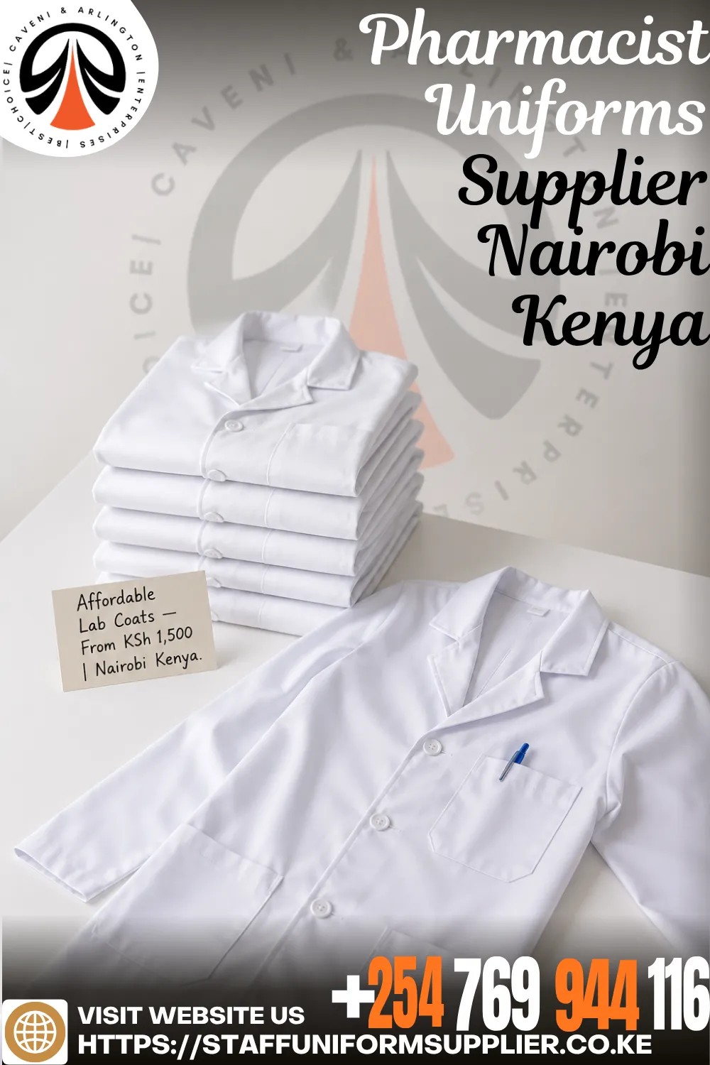 Pharmacist Uniforms Supplier Nairobi Kenya +254-769-944-116