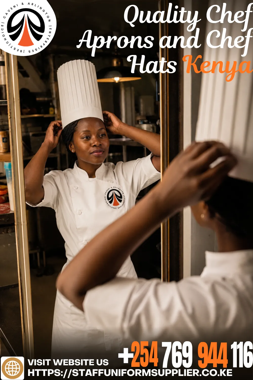 Quality Chef Aprons and Chef Hats Kenya