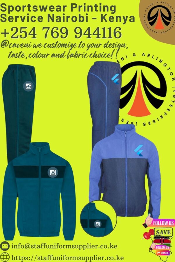 Sportswear Printing Service Nairobi Kenya +254-769-944-116