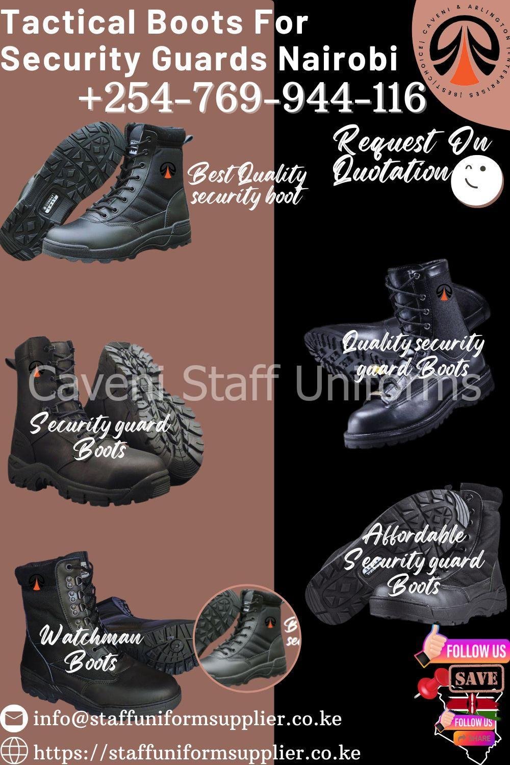 Security Guard Bootd Tactical Boots for Security Guards Nairobi - Kenya +254-769-944-116 ...
