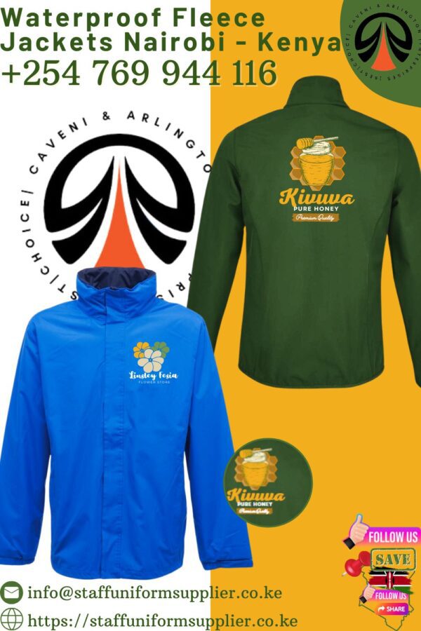 Custom Embroidered Fleece Jackets Nairobi - Kenya +254-769-944-116