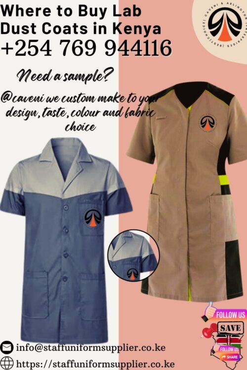 Where to buy lab dust coats in Nairobi - Kenya +254-769-944-116