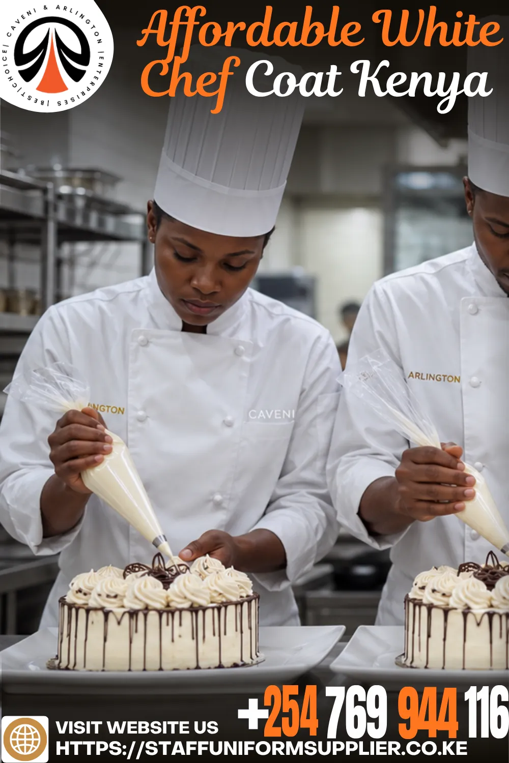 Affordable White Chef Coat Kenya