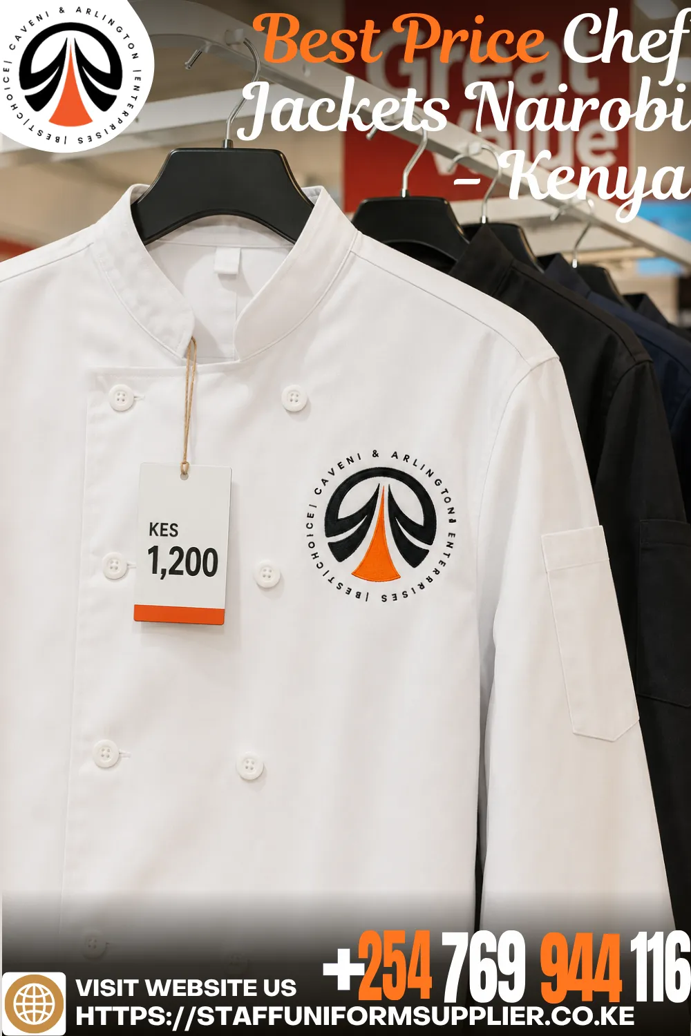 Best Price Chef Jackets Nairobi - Kenya