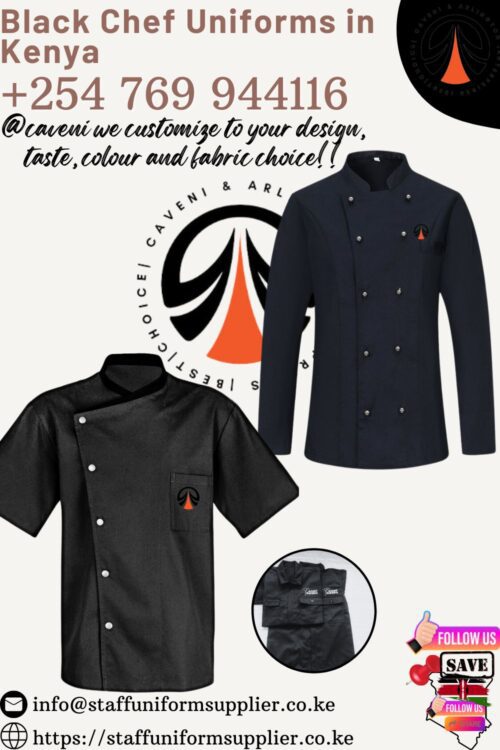 Black Chef Uniforms in Kenya