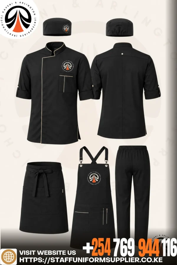 Black Chef Uniforms in Nairobi Black Chef Uniforms in Nairobi