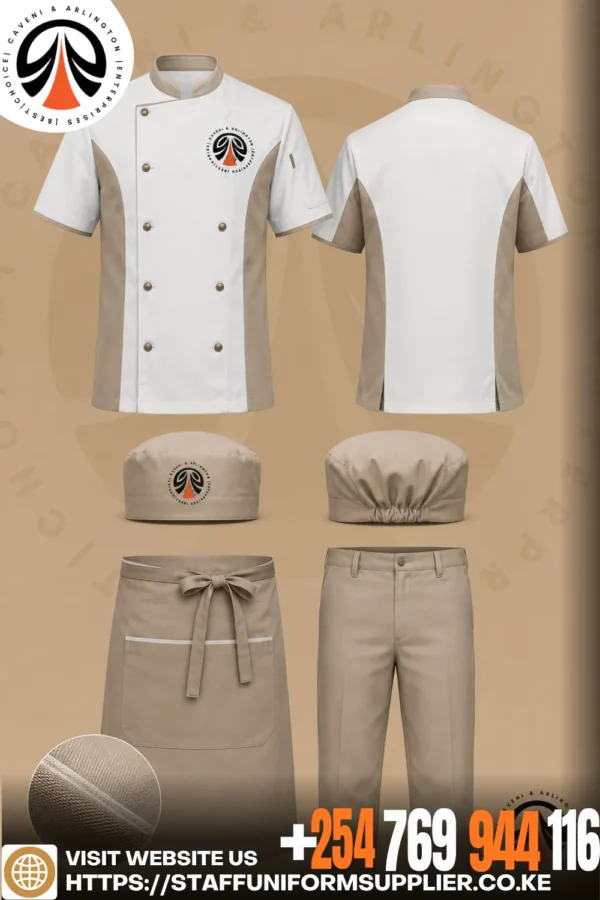 Double-Breasted Long-Sleeve Chef Coat Nairobi Double-Breasted Long-Sleeve Chef Coat Nairobi