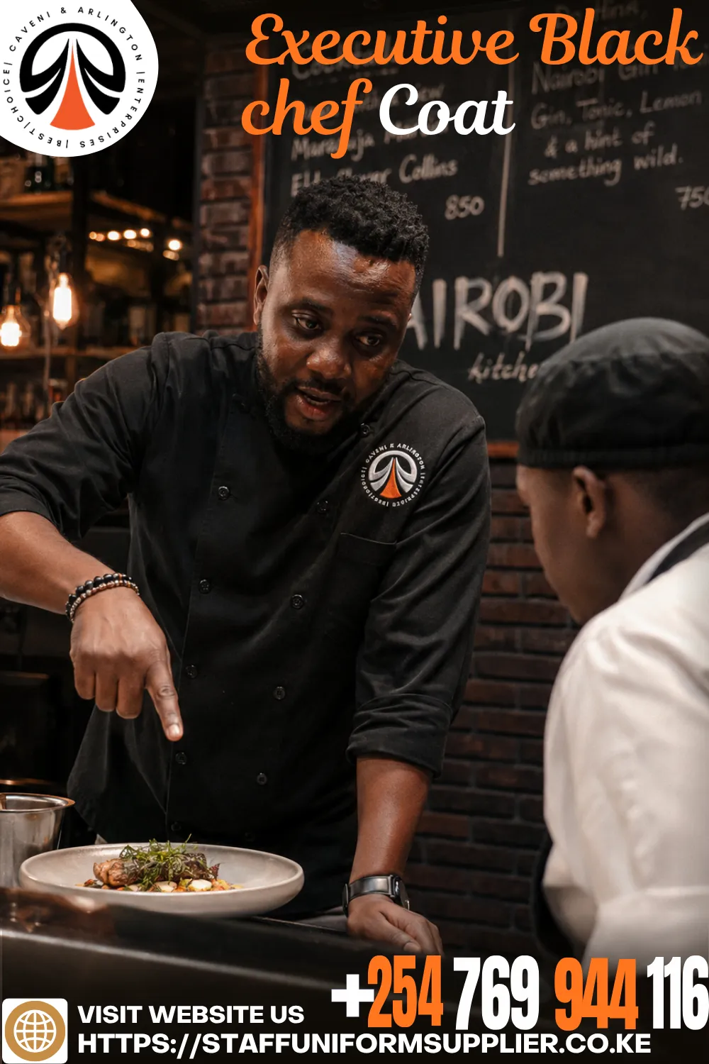Best Price Black Chef Uniforms in Kenya