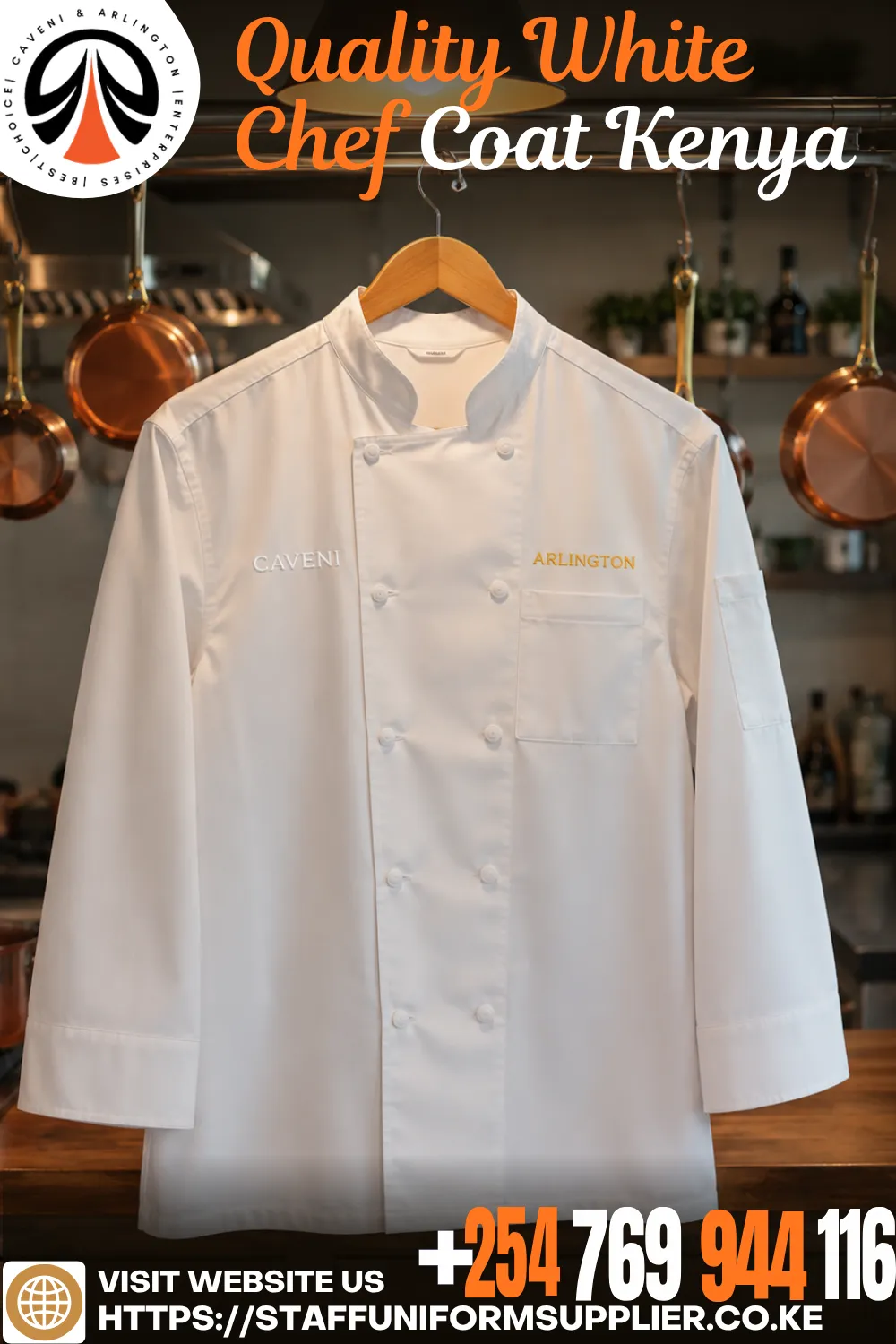 Quality White Chef Coat Kenya