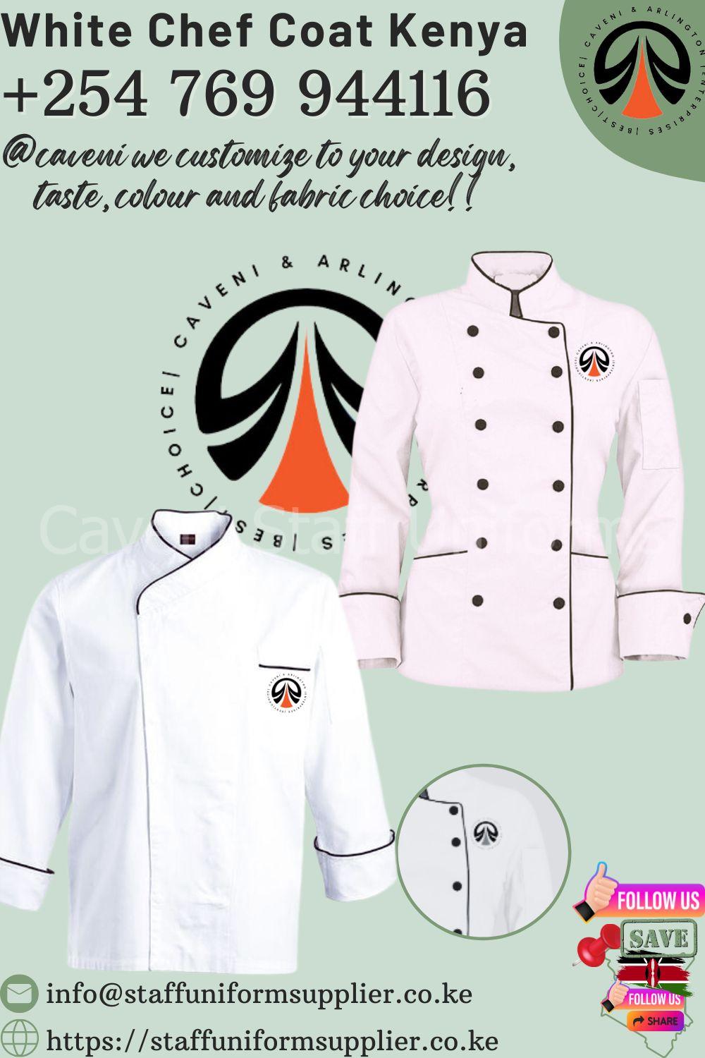 White Chef Coat Kenya