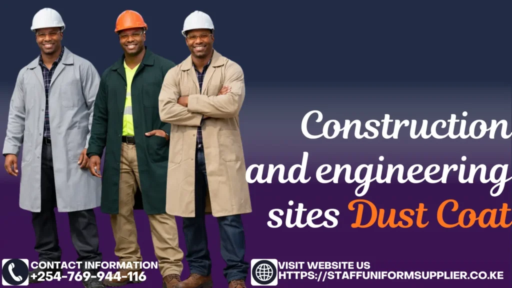 Construction and engineering sites Dust Coat