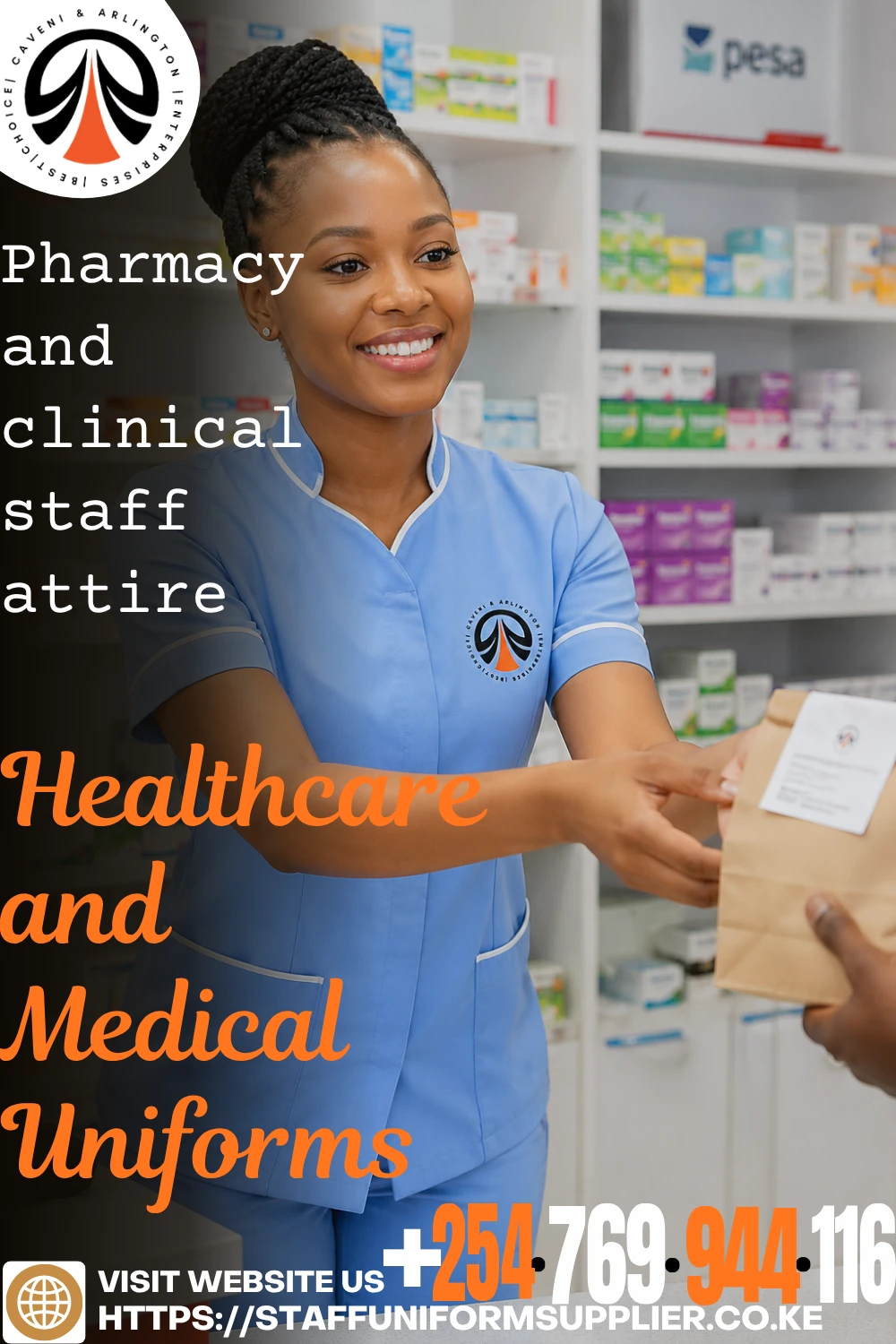 Healthcare and Medical Uniforms - Pharmacy and clinical staff attire