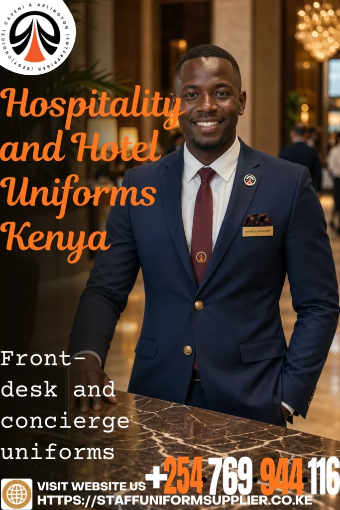 Hospitality and Hotel Uniforms Kenya - Front-desk and concierge uniforms