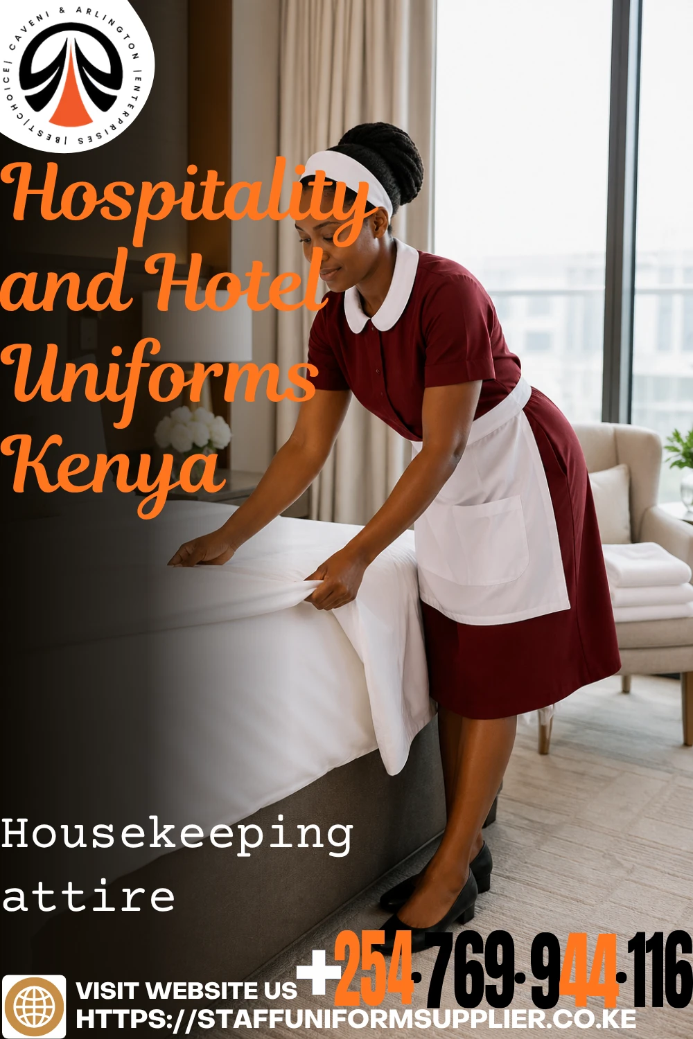 Hospitality and Hotel Uniforms Kenya - Housekeeping attire