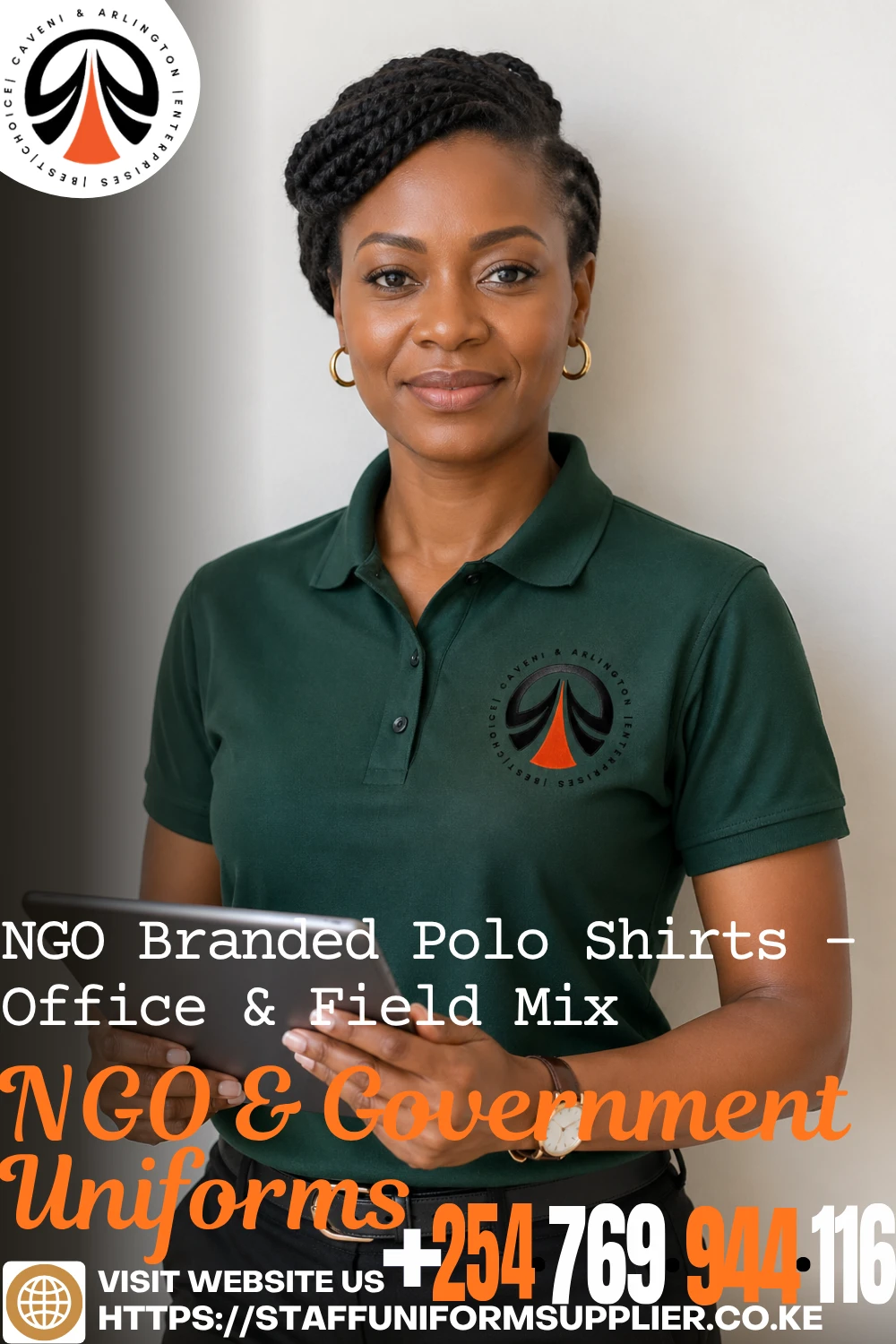 NGO & Government Uniforms - NGO Branded Polo Shirts – Office & Field Mix