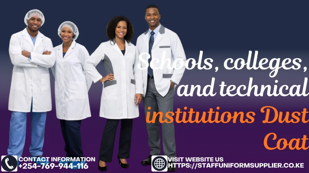 Schools, colleges, and technical institutions Dust Coat