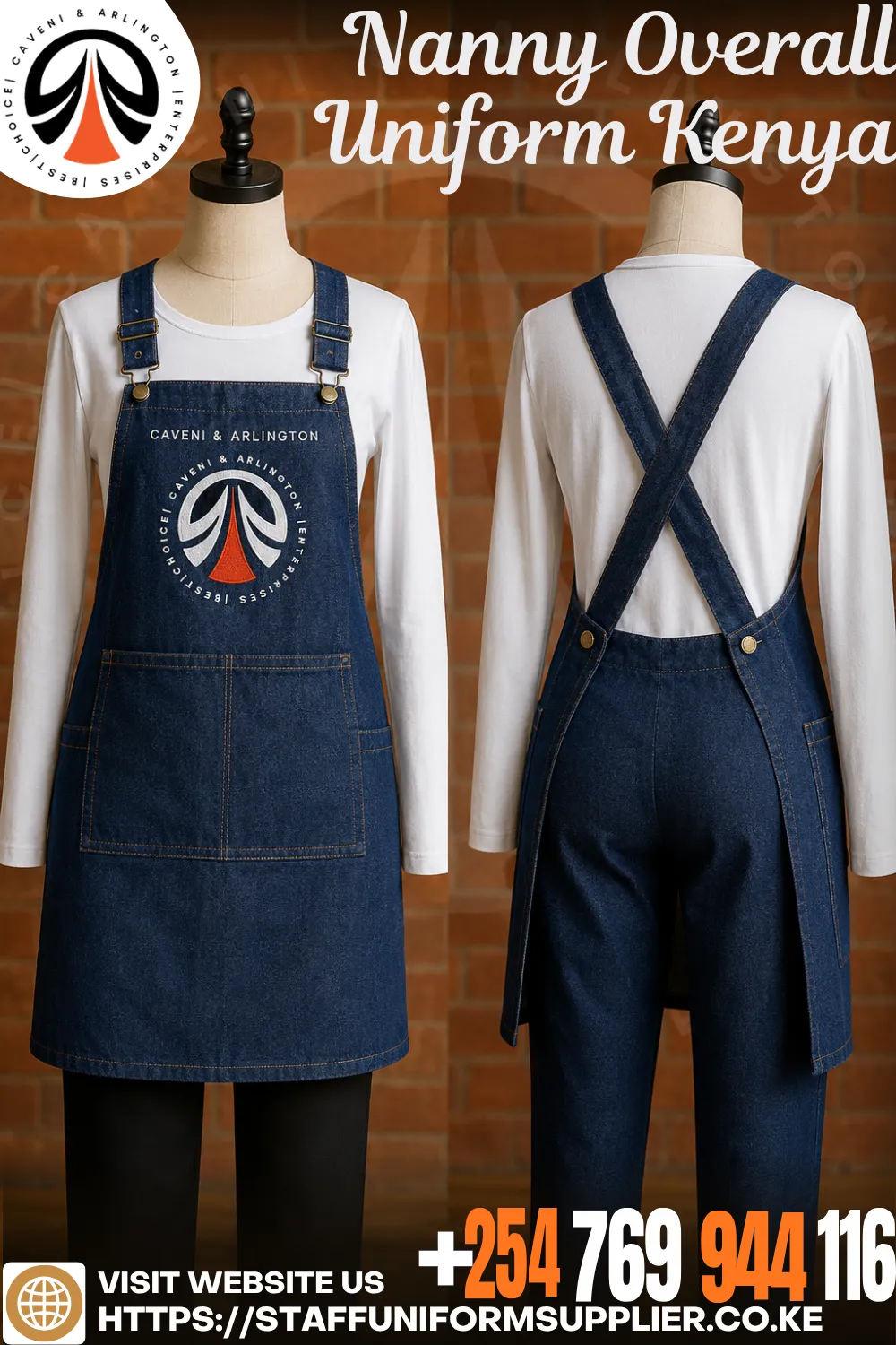 Affordable Nanny Overall Uniform Kenya