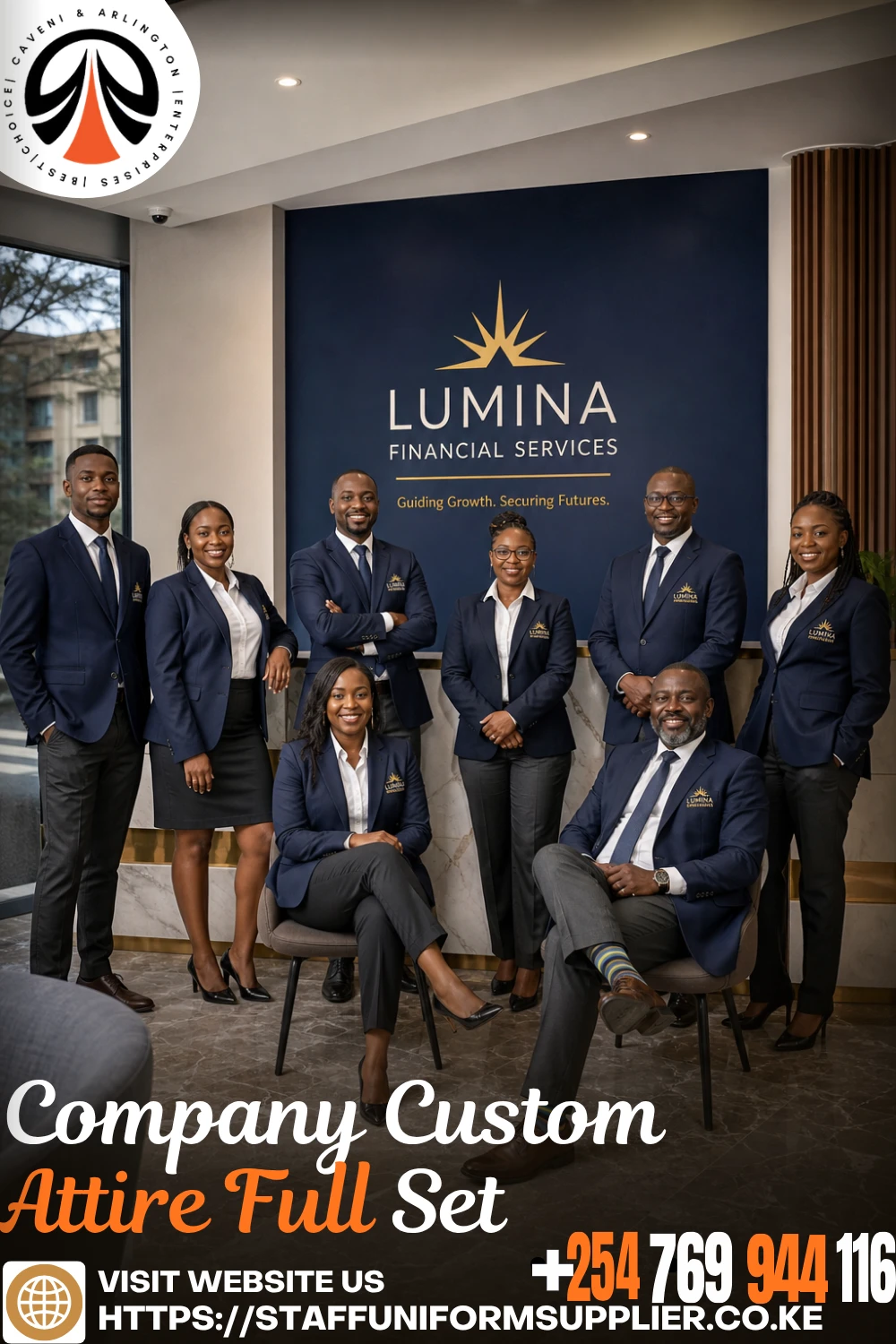 Company Custom Attire Full Set