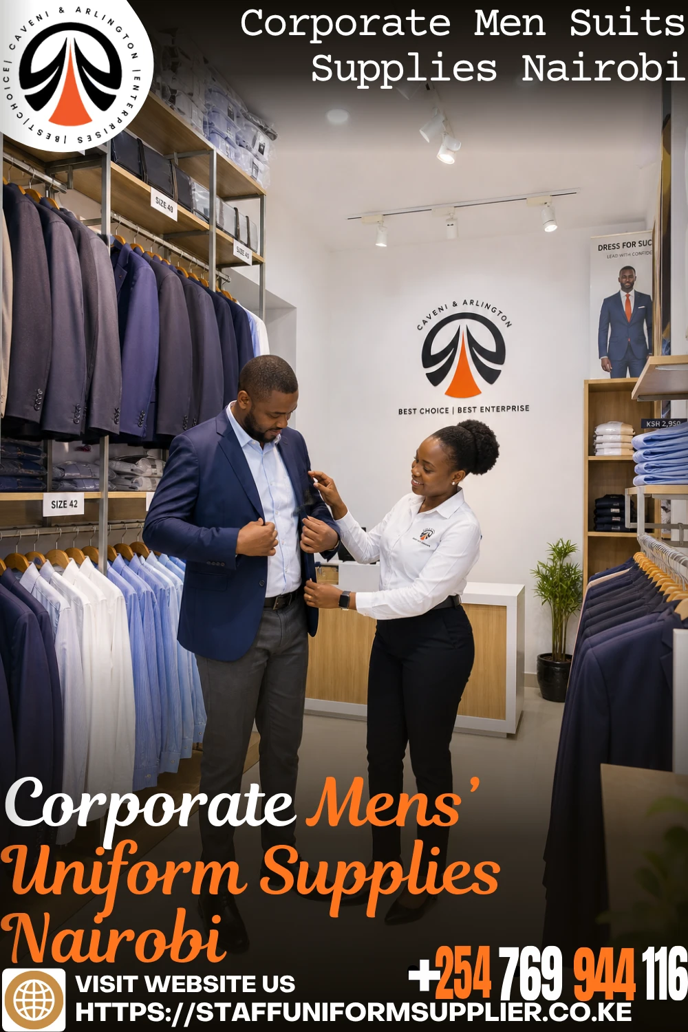 Corporate Men Suits Supplies Nairobi