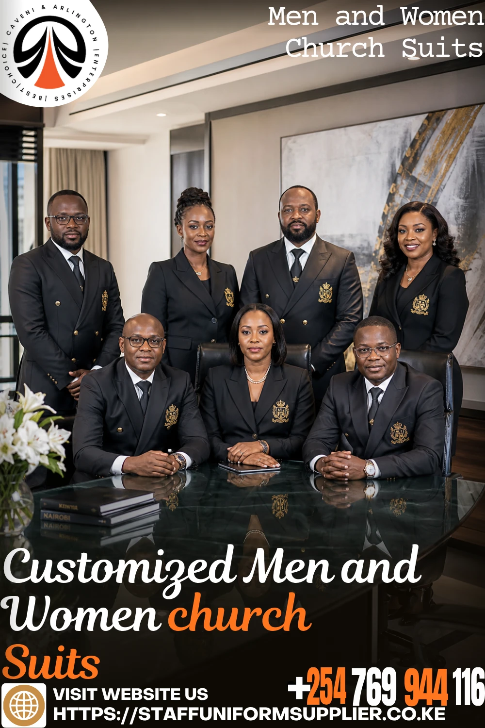 Customized Men and Women Church suits