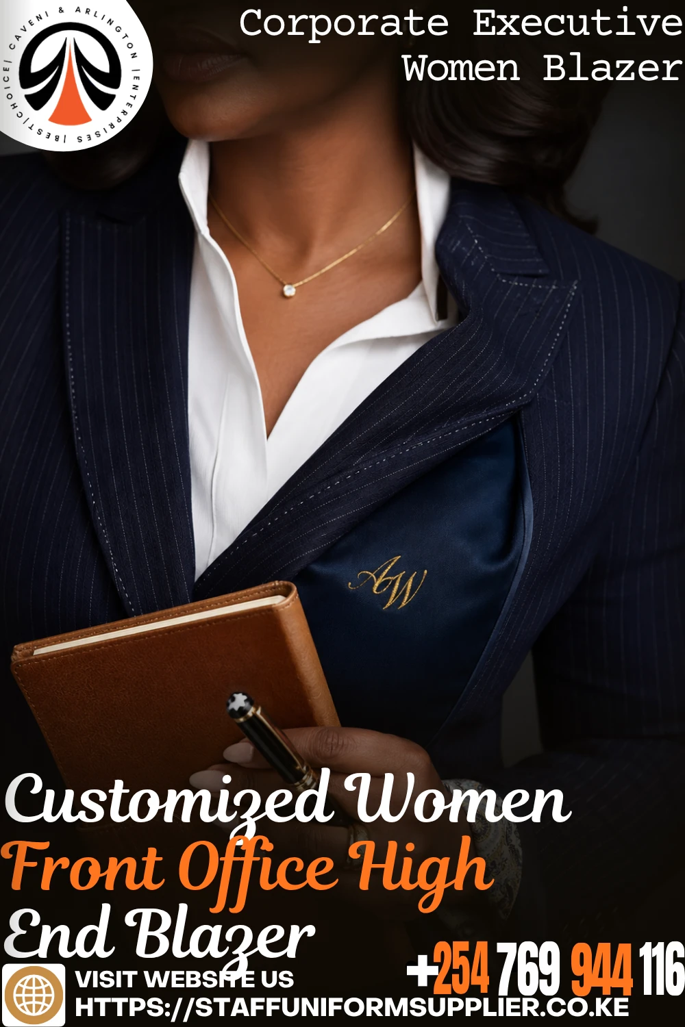 Customized Women Front Office High End Blazer