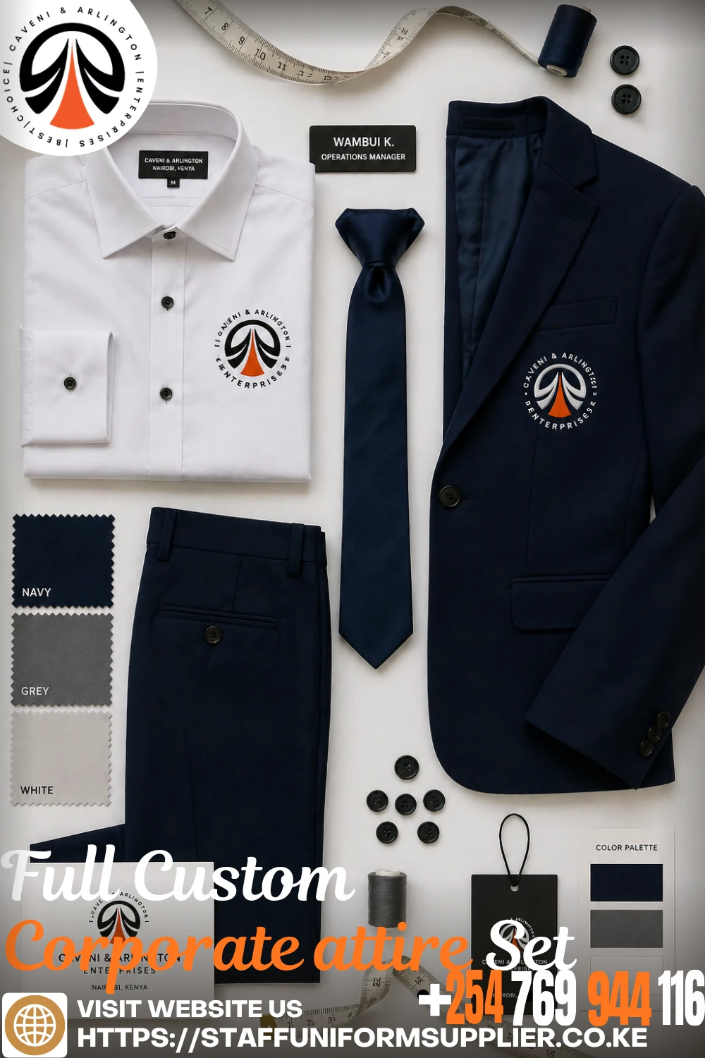 Full Custom Corporate attire Set