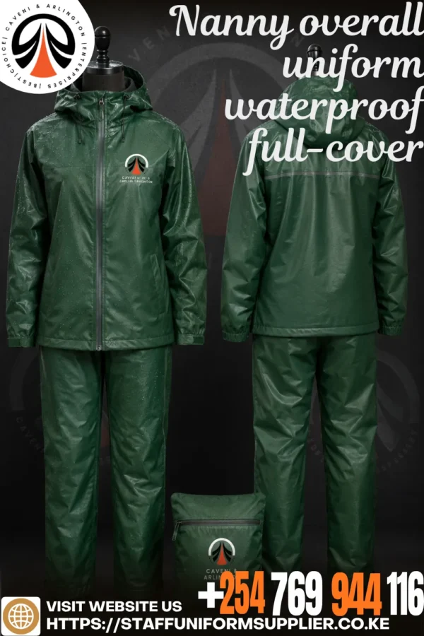Nanny overall uniform waterproof full-cover