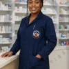 Navy Blue Cotton Dust Coat Nairobi Navy Blue Cotton Dust Coat Nairobi