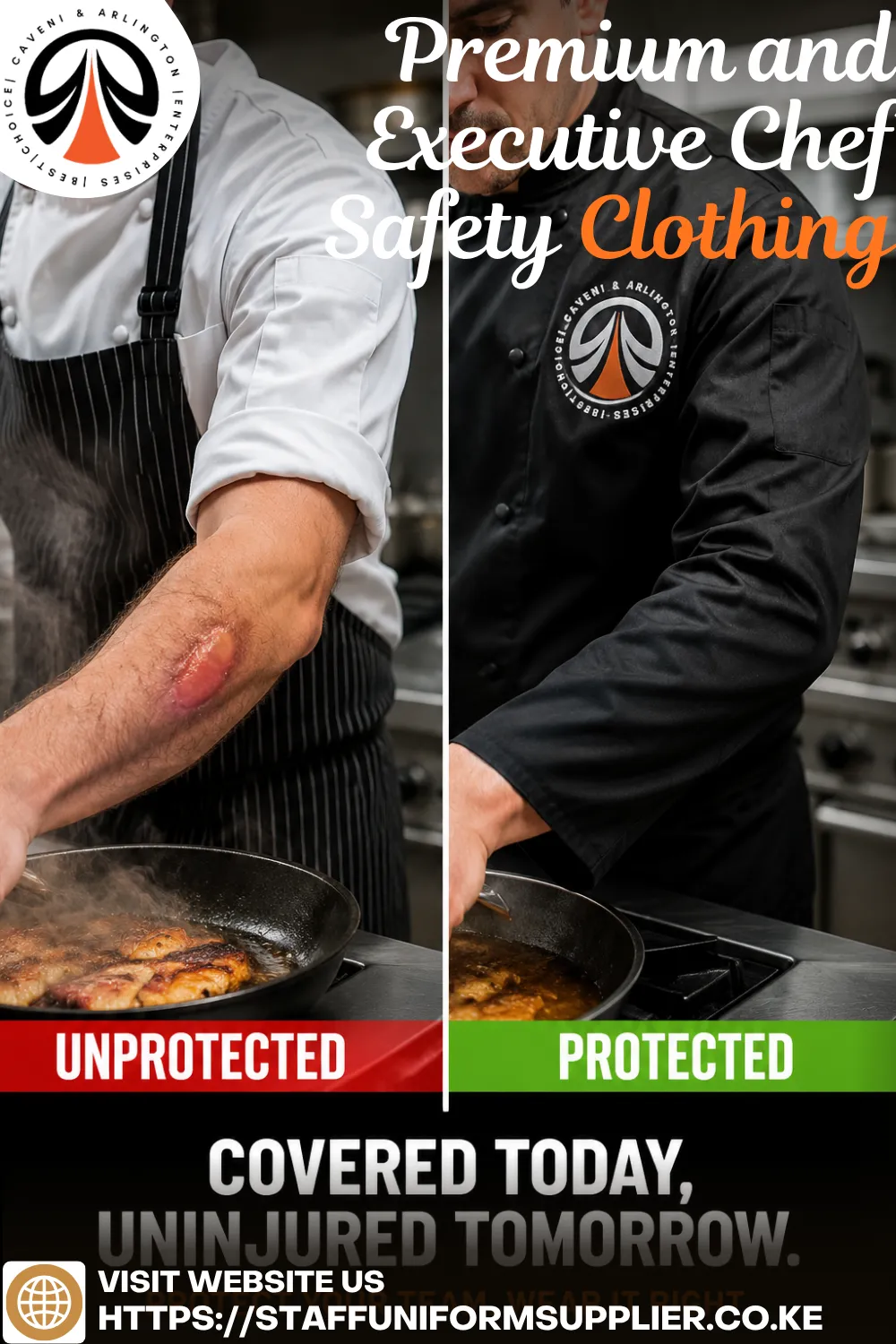 Premium and Executive Chef Safety Clothing