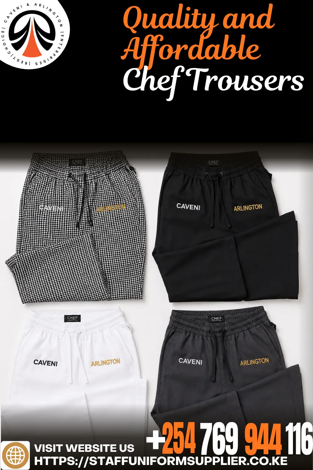 Quality and Affordable Chef Trousers