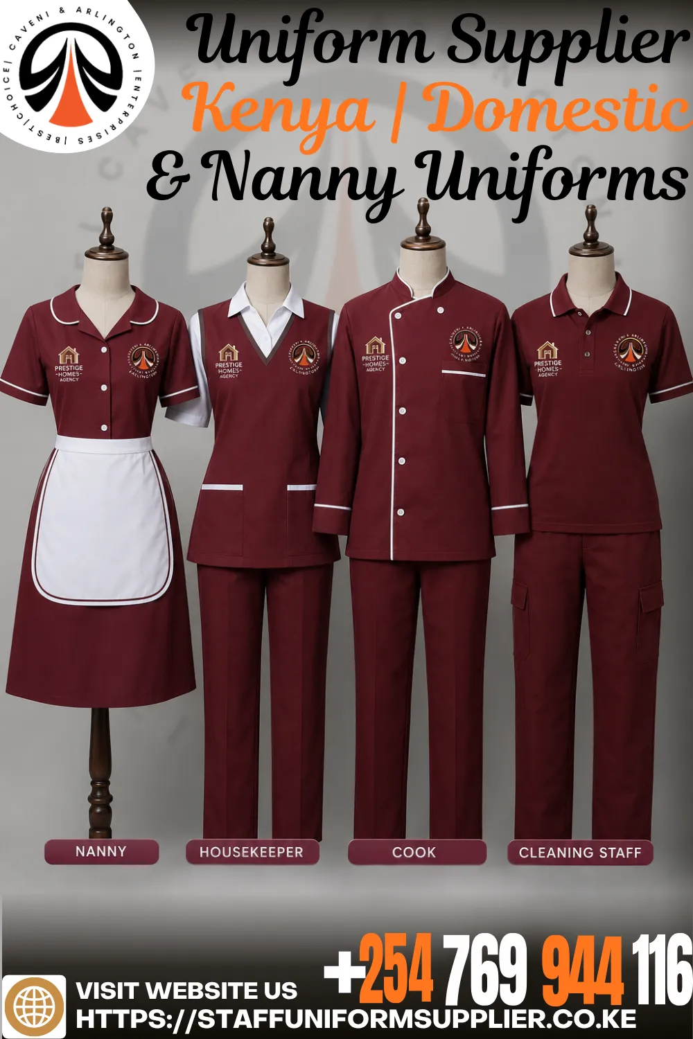 Top Uniform Supplier Kenya Domestic & Nanny Uniforms