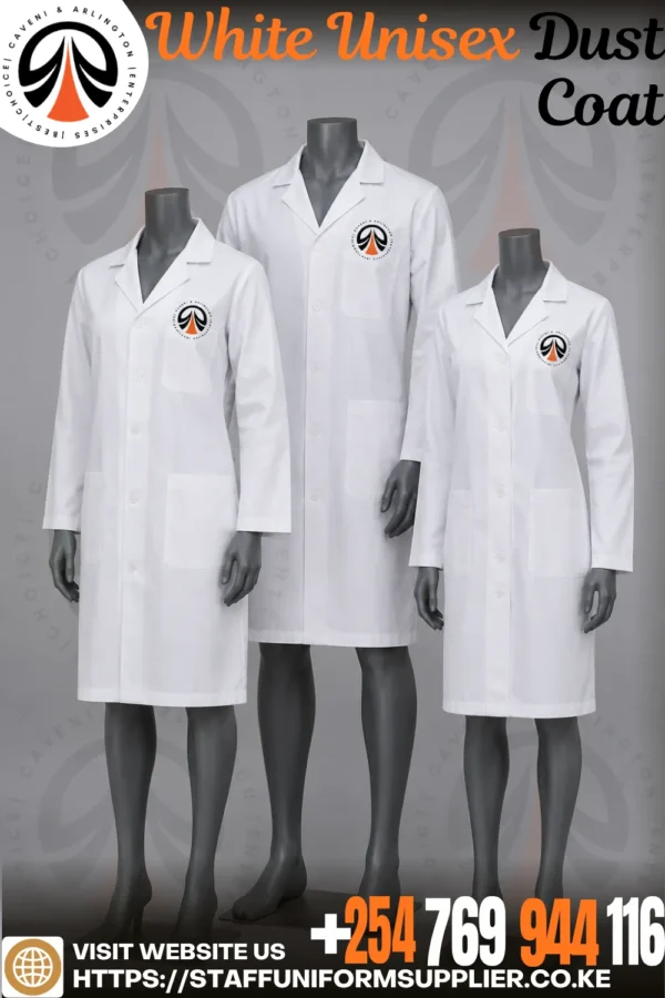 White Unisex Dust Coat