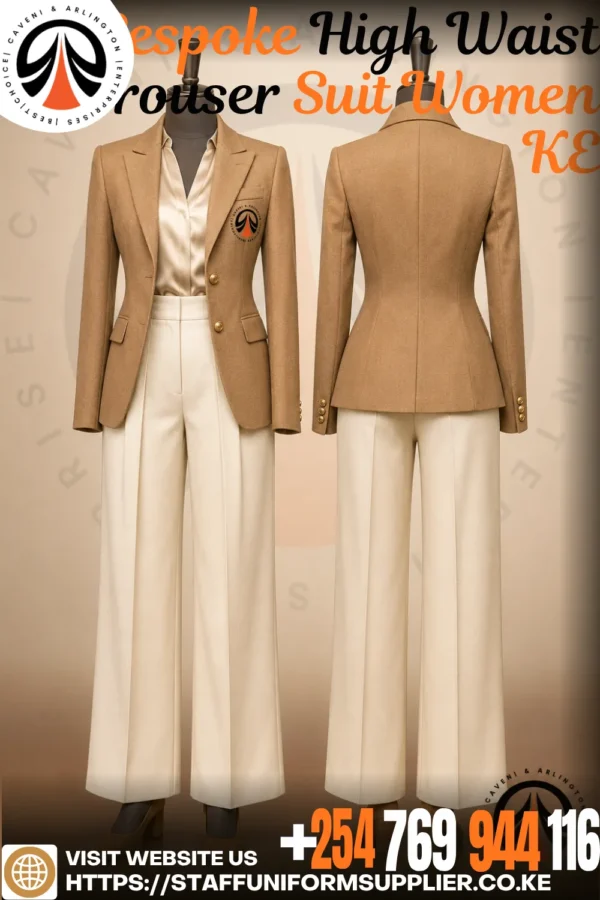 Bespoke High Waist Trouser Suit Women Kenya Bespoke High Waist Trouser Suit Women Kenya