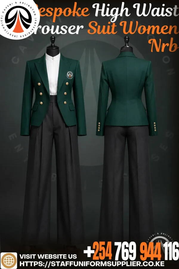 Bespoke High Waist Trouser Suit Women Nairobi Bespoke High Waist Trouser Suit Women Nairobi